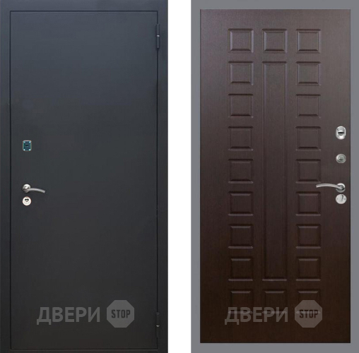Дверь Рекс (REX) 1A Черный Муар FL-183 Венге в Яхроме