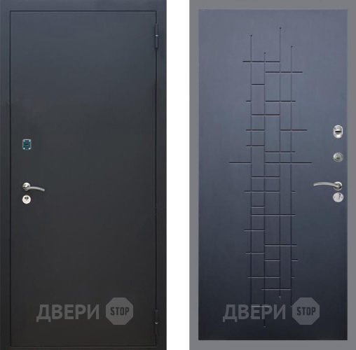 Дверь Рекс (REX) 1A Черный Муар FL-289 Ясень черный в Яхроме