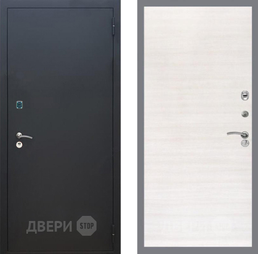 Входная металлическая Дверь Рекс (REX) 1A Черный Муар GL Акация в Яхроме