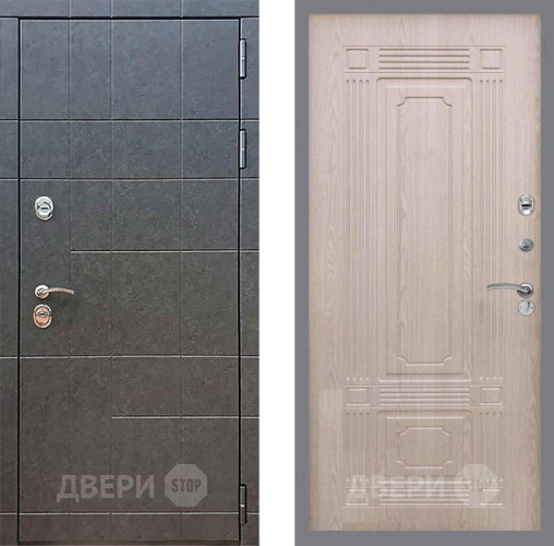 Входная металлическая Дверь Рекс (REX) 21 FL-2 Беленый дуб в Яхроме