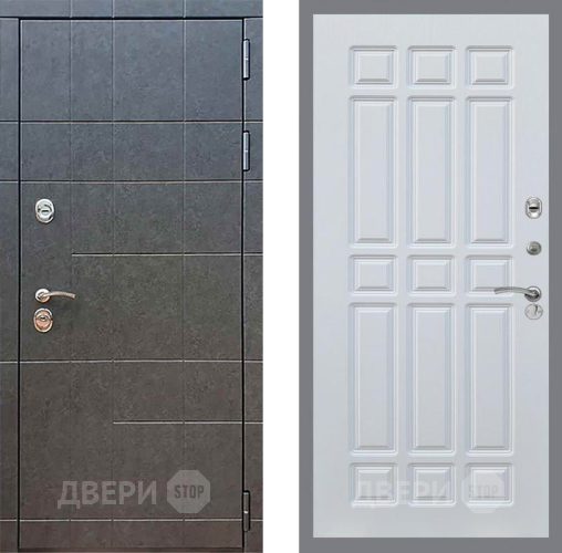 Входная металлическая Дверь Рекс (REX) 21 FL-33 Белый ясень в Яхроме