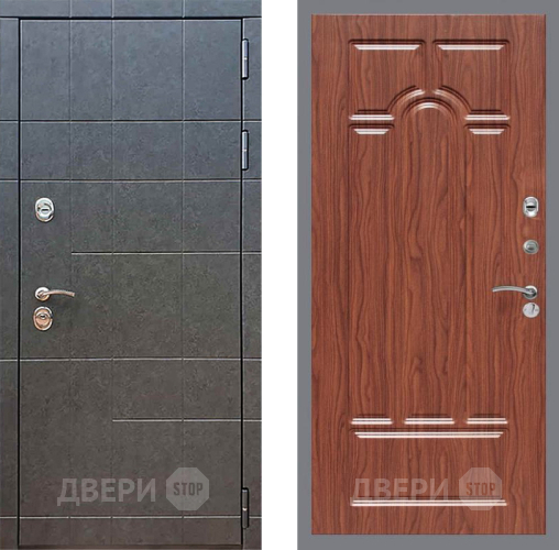 Дверь Рекс (REX) 21 FL-58 орех тисненый в Яхроме