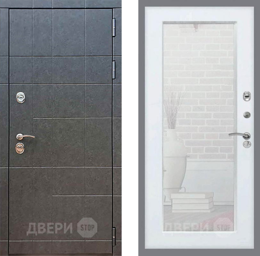 Дверь Рекс (REX) 21 Зеркало Пастораль Белый ясень в Яхроме