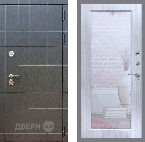 Дверь Рекс (REX) 21 Зеркало Пастораль Сандал белый в Яхроме