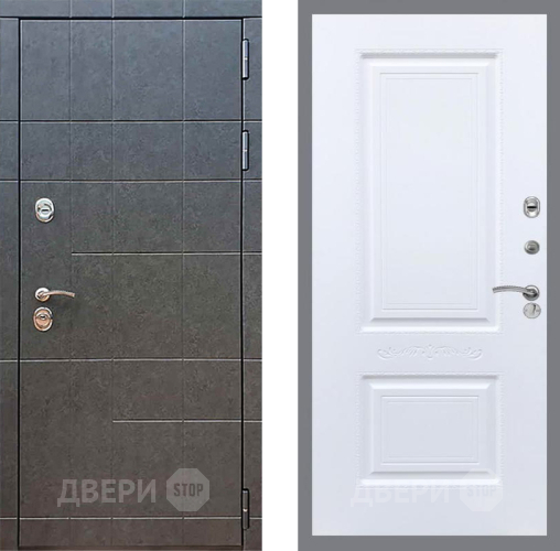 Входная металлическая Дверь Рекс (REX) 21 Смальта Силк Сноу в Яхроме