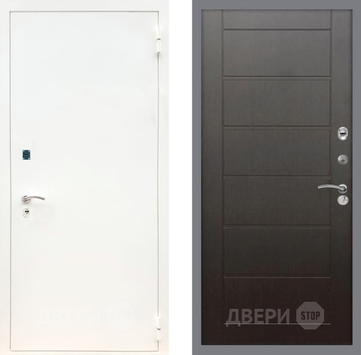 Дверь Рекс (REX) 1А Белая шагрень Сити Венге в Яхроме