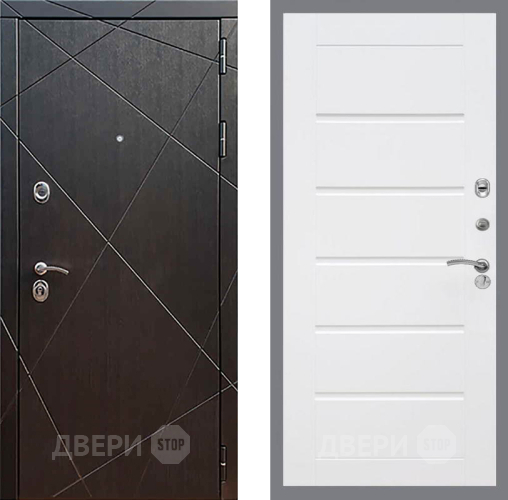 Дверь Рекс (REX) 13 Венге Сити Белый ясень в Яхроме