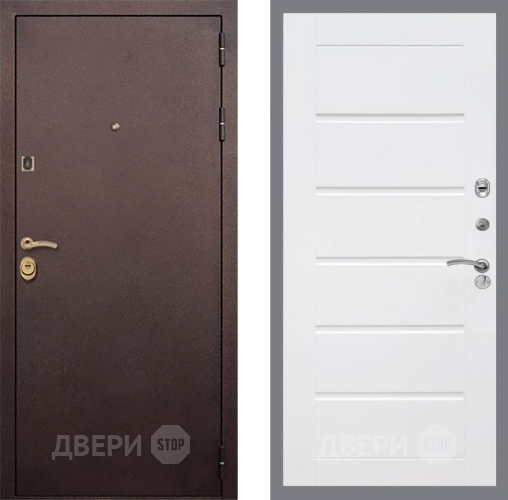 Входная металлическая Дверь Рекс (REX) Лайт 3К Сити Белый ясень в Яхроме