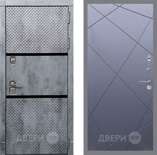 Входная металлическая Дверь Рекс (REX) 15 Бетон Темный FL-291 Силк титан в Яхроме