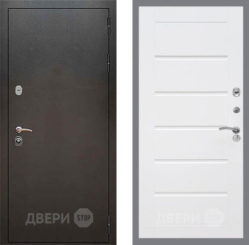 Дверь Рекс (REX) 5 Серебро Антик Сити Белый ясень в Яхроме