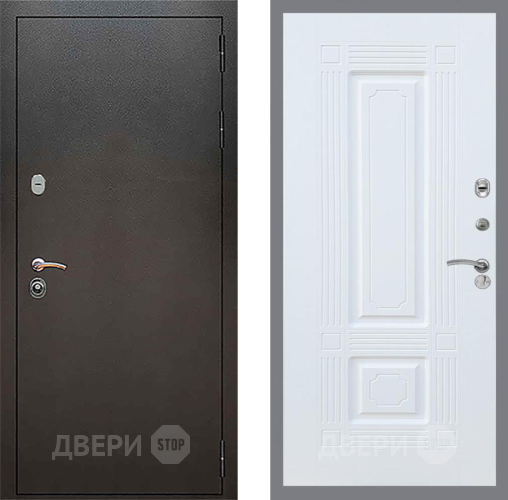 Дверь Рекс (REX) 5 Серебро Антик FL-2 Силк Сноу в Яхроме