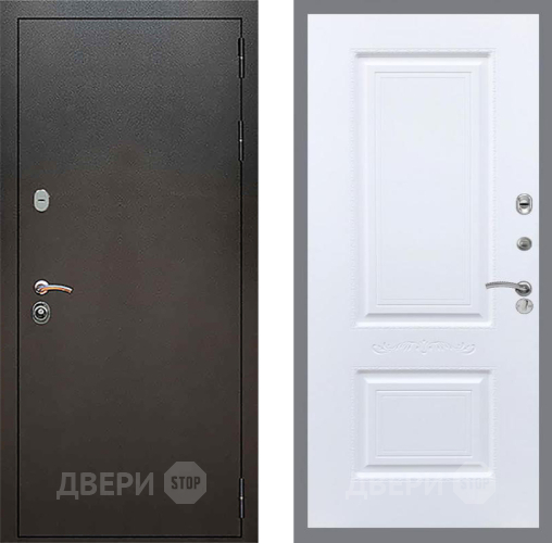 Дверь Рекс (REX) 5 Серебро Антик Смальта Силк Сноу в Яхроме