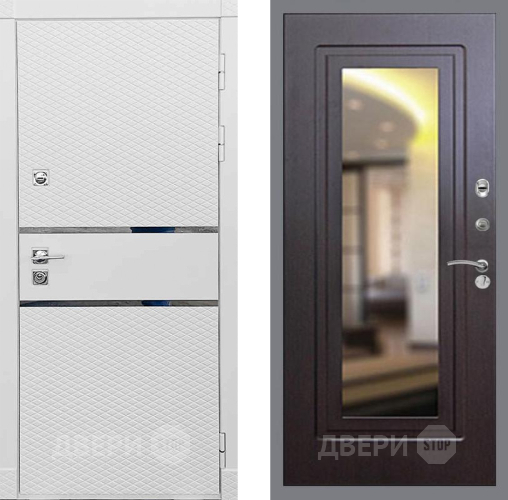 Входная металлическая Дверь Рекс (REX) 15 Силк Сноу FLZ-120 Венге в Яхроме