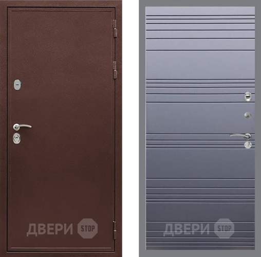 Входная металлическая Дверь Рекс (REX) 5А Line Силк титан в Яхроме