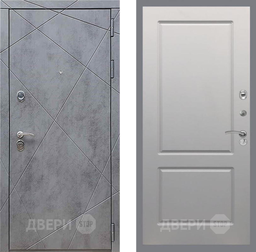 Входная металлическая Дверь Рекс (REX) 13 Бетон Темный FL-117 Грей софт в Яхроме