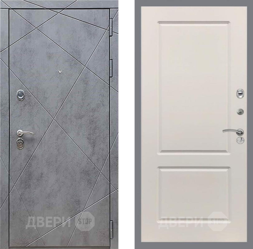 Входная металлическая Дверь Рекс (REX) 13 Бетон Темный FL-117 Шампань в Яхроме
