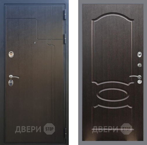 Входная металлическая Дверь Рекс (REX) Премиум-246 FL-128 Венге светлый в Яхроме