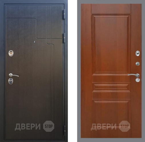 Входная металлическая Дверь Рекс (REX) Премиум-246 FL-243 Итальянский орех в Яхроме