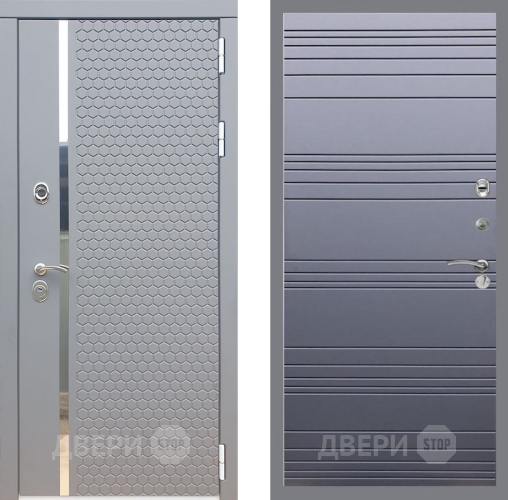 Дверь Рекс (REX) 24 Line Силк титан в Яхроме