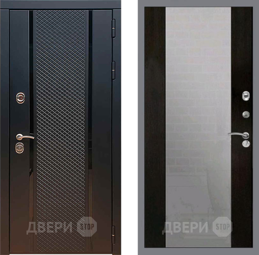 Входная металлическая Дверь Рекс (REX) 25 СБ-16 Зеркало Венге в Яхроме