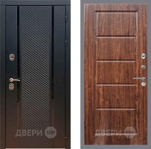 Дверь Рекс (REX) 25 FL-39 орех тисненый в Яхроме