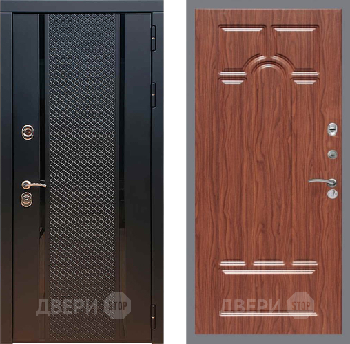 Дверь Рекс (REX) 25 FL-58 орех тисненый в Яхроме