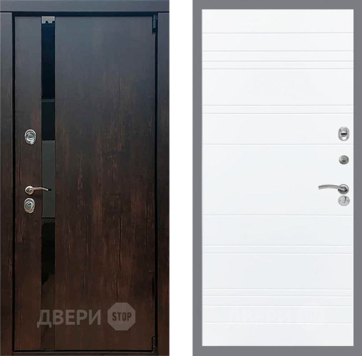 Дверь Рекс (REX) 26 Line Силк Сноу в Яхроме