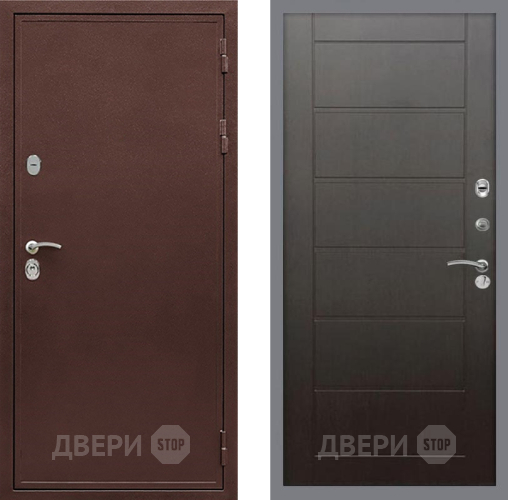 Входная металлическая Дверь Рекс (REX) 5 металл 3 мм Сити Венге в Яхроме