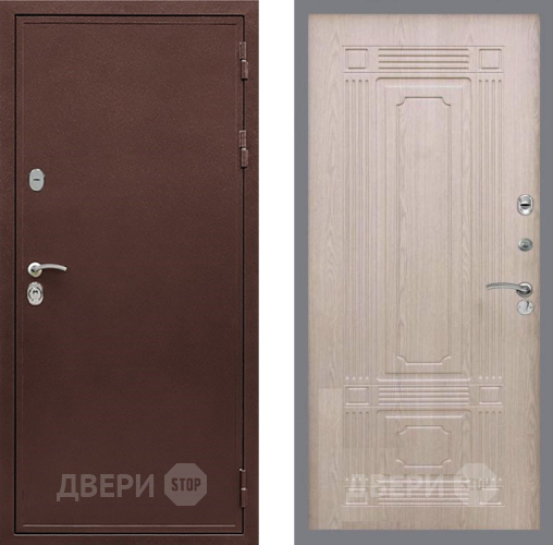 Дверь Рекс (REX) 5 металл 3 мм FL-2 Беленый дуб в Яхроме