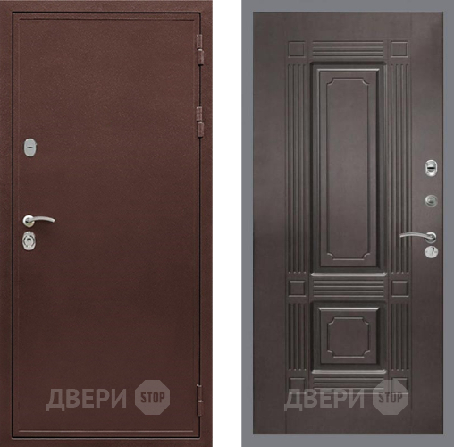 Дверь Рекс (REX) 5 металл 3 мм FL-2 Венге в Яхроме