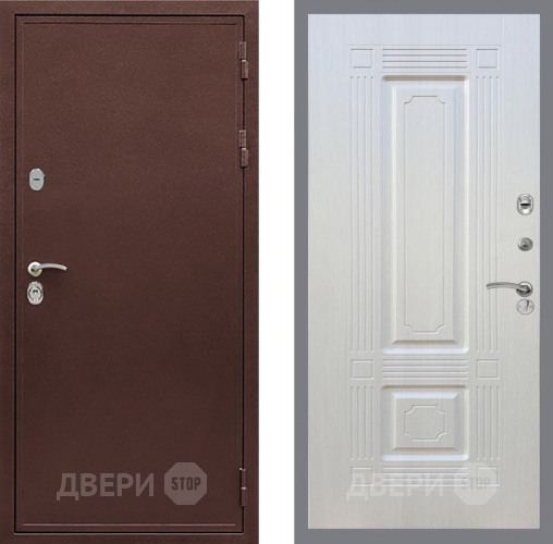 Дверь Рекс (REX) 5 металл 3 мм FL-2 Лиственница беж в Яхроме