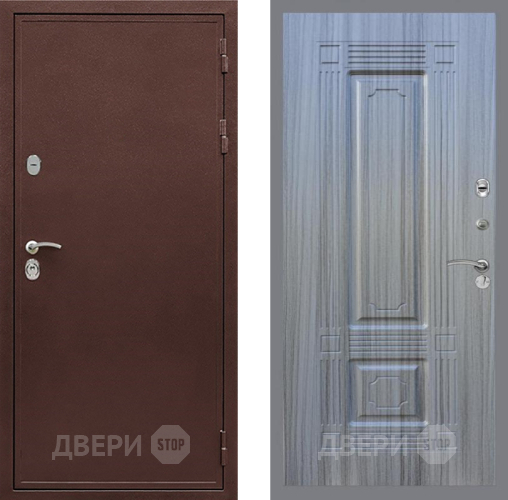 Дверь Рекс (REX) 5 металл 3 мм FL-2 Сандал грей в Яхроме