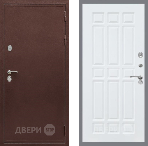 Дверь Рекс (REX) 5 металл 3 мм FL-33 Силк Сноу в Яхроме