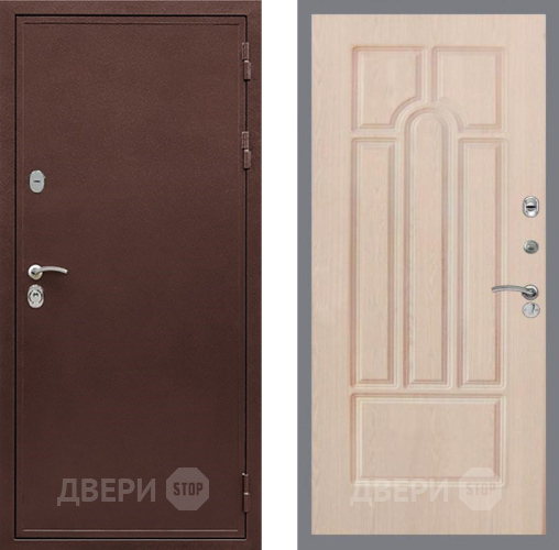 Входная металлическая Дверь Рекс (REX) 5 металл 3 мм FL-58 Беленый дуб в Яхроме