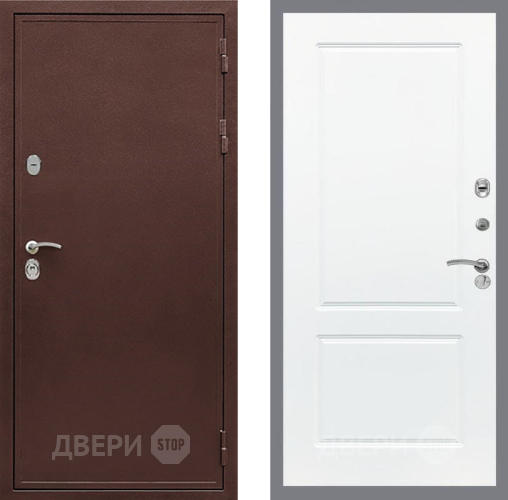 Входная металлическая Дверь Рекс (REX) 5 металл 3 мм FL-117 Силк Сноу в Яхроме