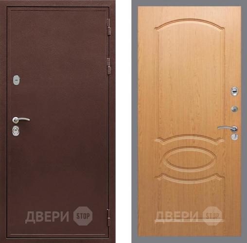 Дверь Рекс (REX) 5 металл 3 мм FL-128 Дуб в Яхроме