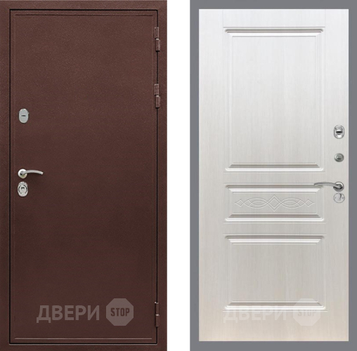 Входная металлическая Дверь Рекс (REX) 5 металл 3 мм FL-243 Лиственница беж в Яхроме